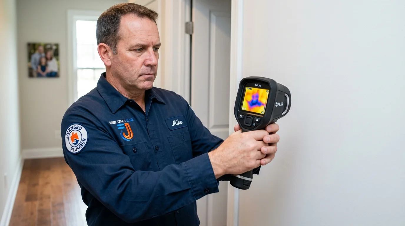 Thermal imaging leak detection by Johns Plumbing LLC in Little River